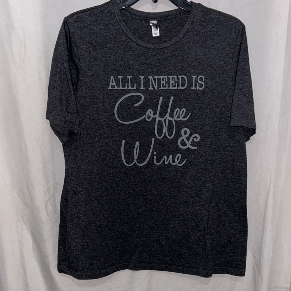Women's Charcoal Graphic Tee
